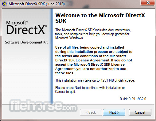 directx for windows 7